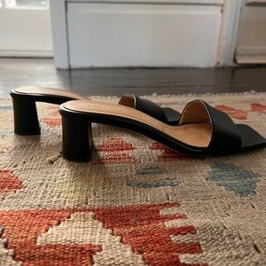 Black Dear Frances Sandals